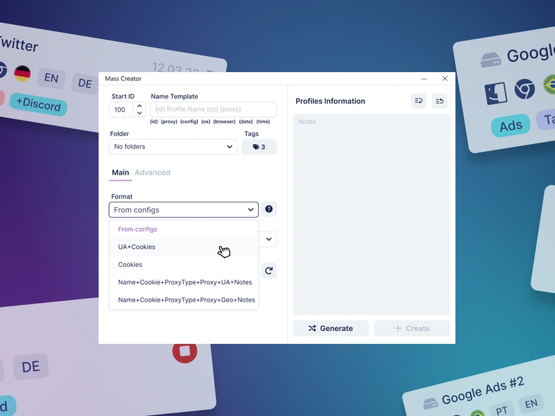 How to Create many Profiles all at once in Undetectable Browser: Full Guide
