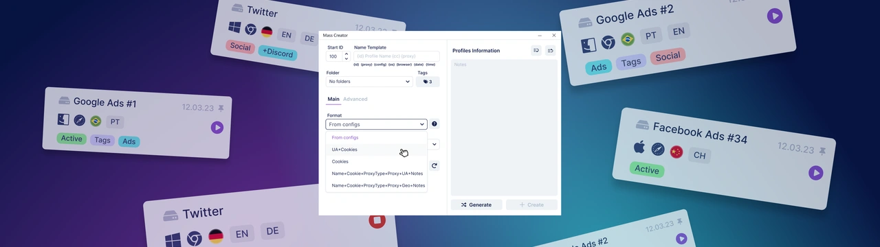 How to Create many Profiles all at once in Undetectable Browser: Full Guide