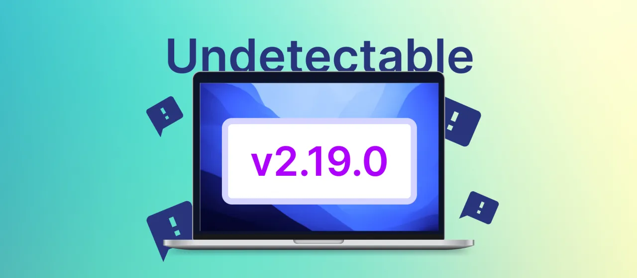 leaving your feedback has never been that easy- New Undetectable Update 2.19